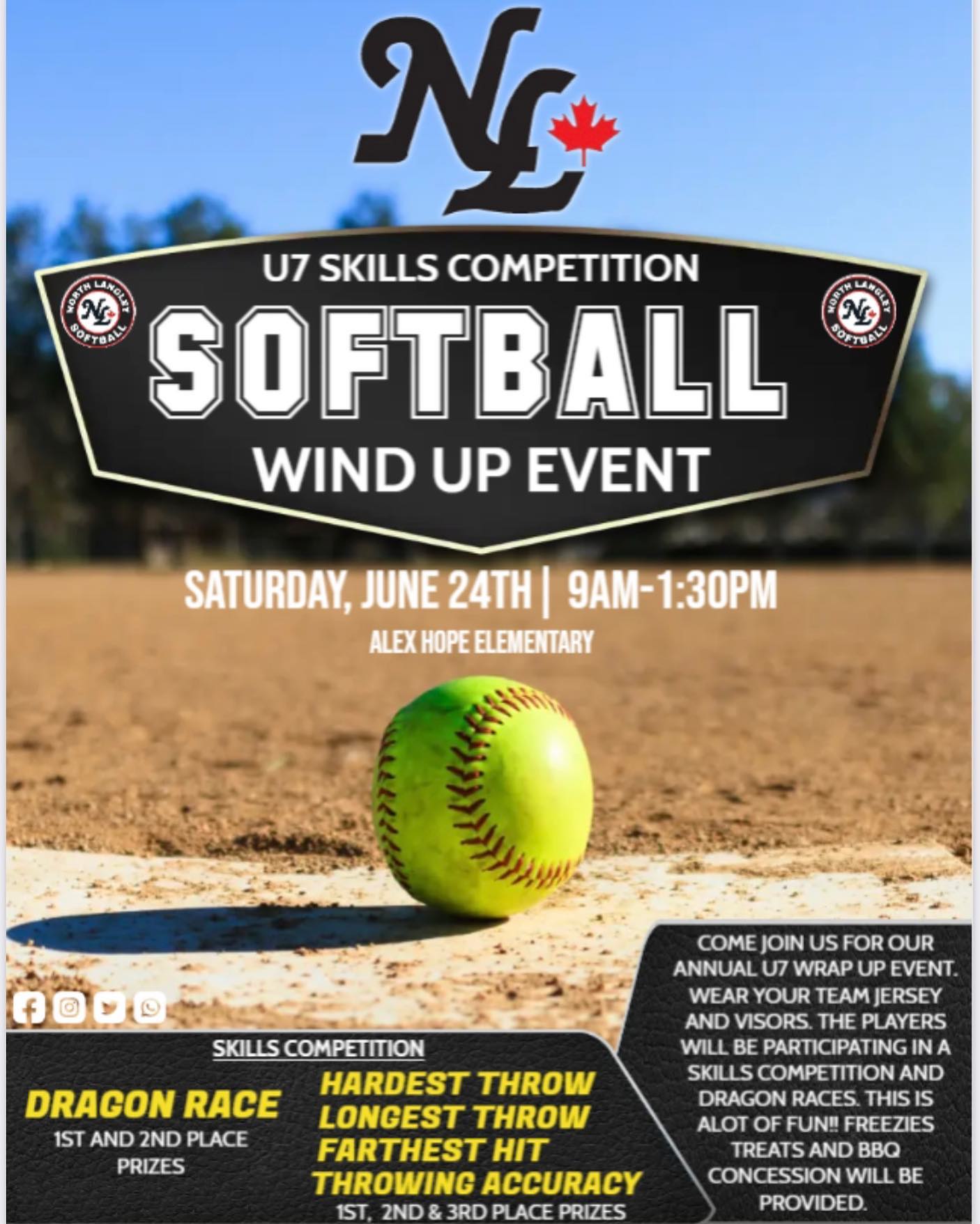 Home North Langley Softball