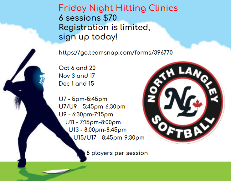 Fall Hitting Clinic Graphic
